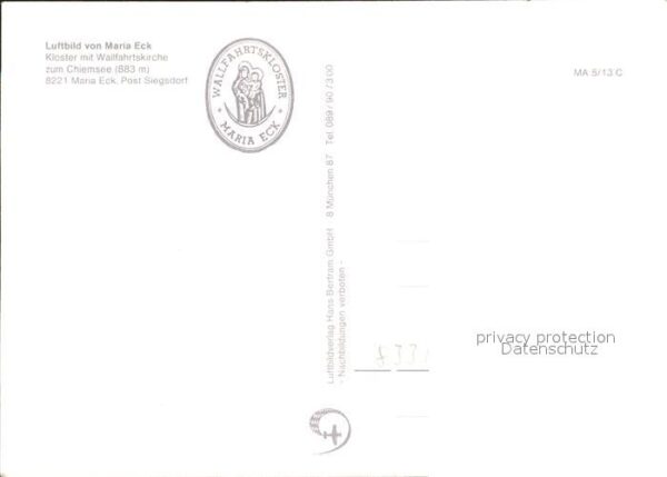 Maria Eck Fliegeraufnahme Kloster Wallfahrtskirch – Bild 2
