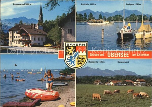 Uebersee Feldwies Chiemlake Kampenwand Hochfelln