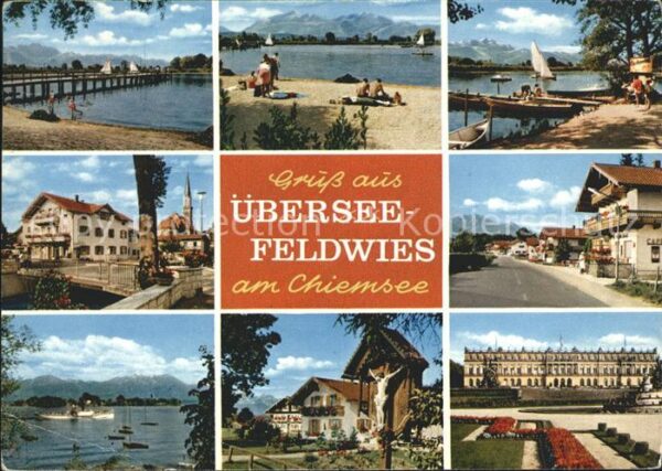 Feldwies Brücke Segelboot Strand