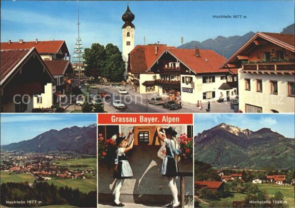 Grassau Chiemgau Hochfelln Hochplatte Teilansichten Trac