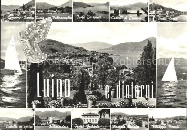 Luino Dintorni Battello arrivo Imbarcadero Ho