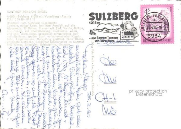 Sulzberg Vorarlberg Gasthof Pension Engel – Bild 2