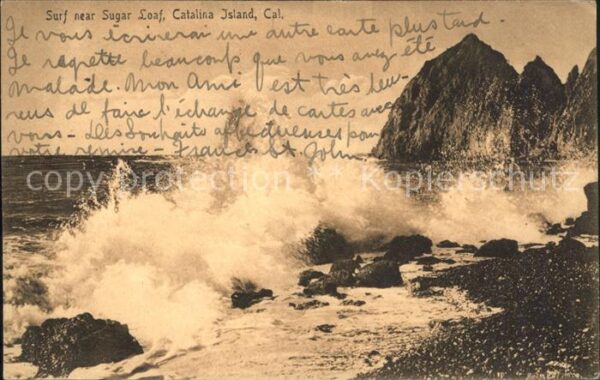 Catalina Island Surf near Sugar Loaf
