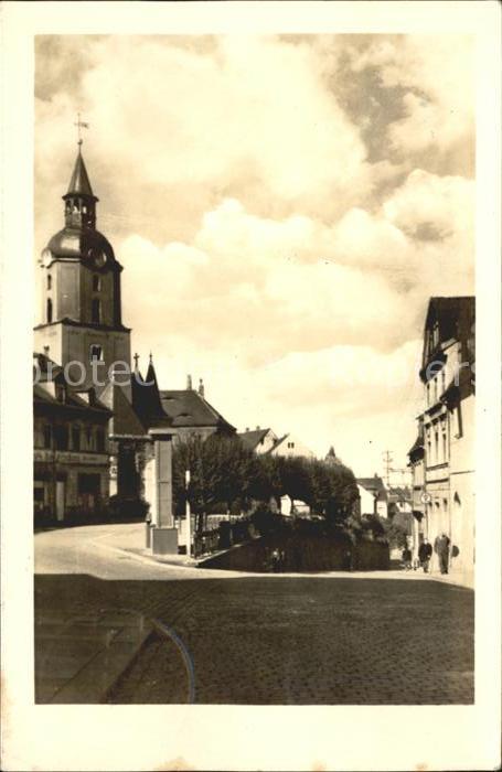 Meerane August Bebel Strasse Stadtkirche