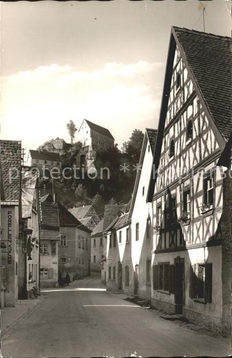 Pottenstein Oberfranken Fränkische Schweiz Fischergasse