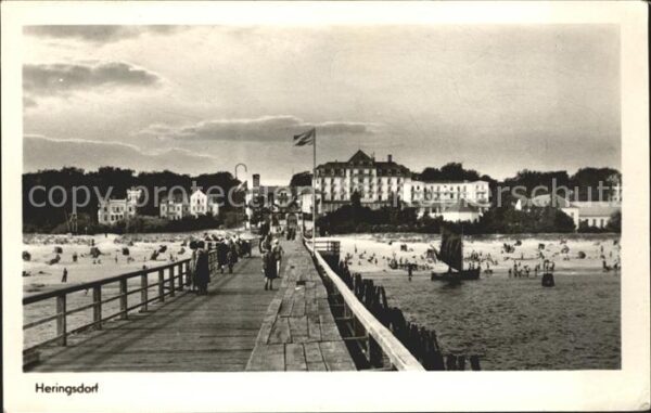 Heringsdorf Ostseebad Usedom Seebrücke Strand