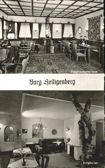 Gensungen Burg Heiligenberg Gesellschaftsraum Bur