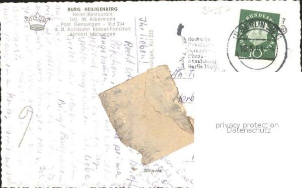 Gensungen Burg Heiligenberg Gesellschaftsraum Bur – Bild 2