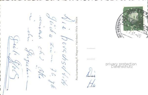 Boppard Rhein Ortsansicht Gedicht – Bild 2