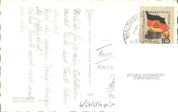 Waldheim Sachsen vom Eichberg – Bild 2