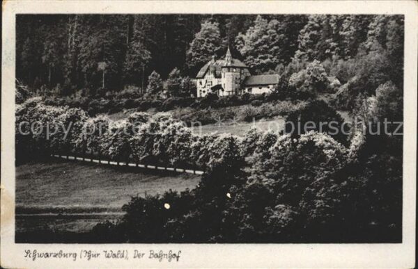 Schwarzburg Thueringer Wald Bahnhof