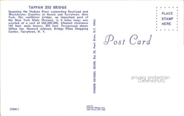 Tarrytown New York Tappan Zee Bridge – Bild 2