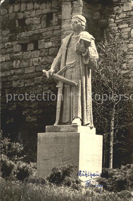 Muehlhausen Thueringen Thomas Müntzer Denkmal