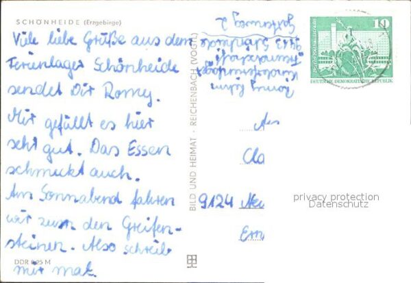 Schoenheide Erzgebirge Ortsansicht – Bild 2
