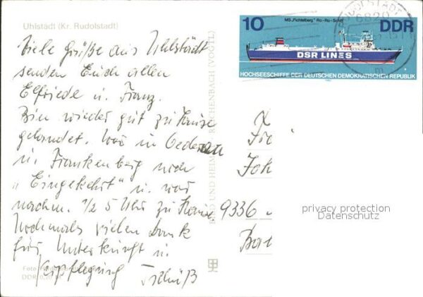 Uhlstaedt-Kirchhasel Ortsansicht Kreis Rudolstadt – Bild 2