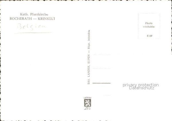 Krinkelt Rocherath Katholische Pfarrirche – Bild 2