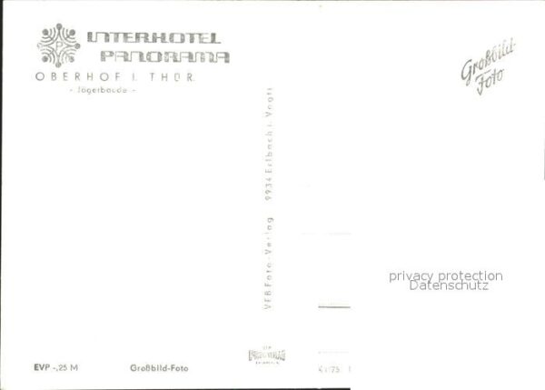 Oberhof Thueringen Interhotel Panorama Jägerbaude – Bild 2