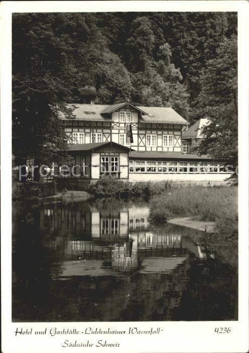 Kirnitzschtal Hotel Gaststätte Lichtenhainer Wasserfa