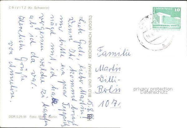 Crivitz Ludwigslust-Parchim Teich Ortsansicht – Bild 2