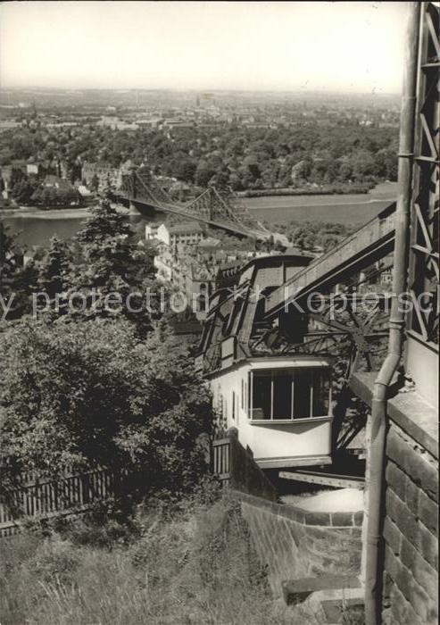 Dresden von Loschwitzhöhe Bergbahn