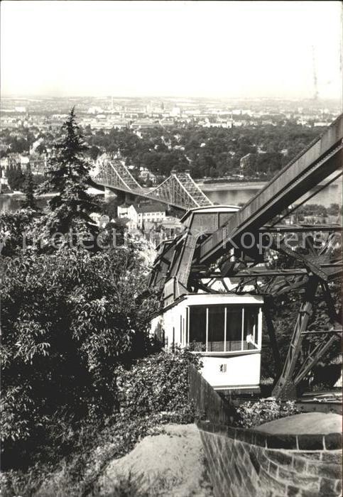 Dresden von Loschwitzhöhe Bergbahn