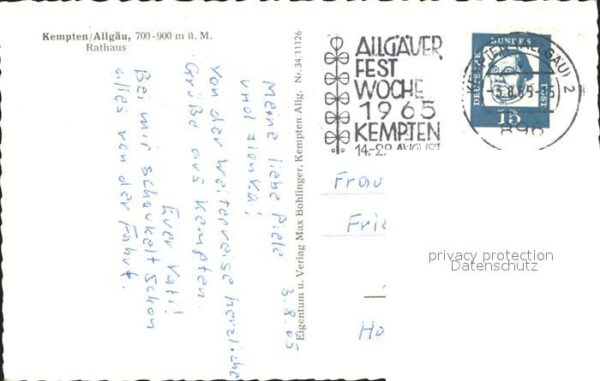 Kempten Allgaeu Rathaus – Bild 2