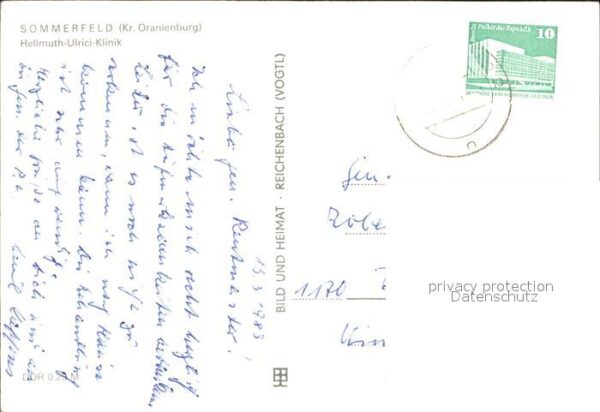 Sommerfeld Kremmen Kreis Oranienburg Hellmuth Ulrich Klini – Bild 2