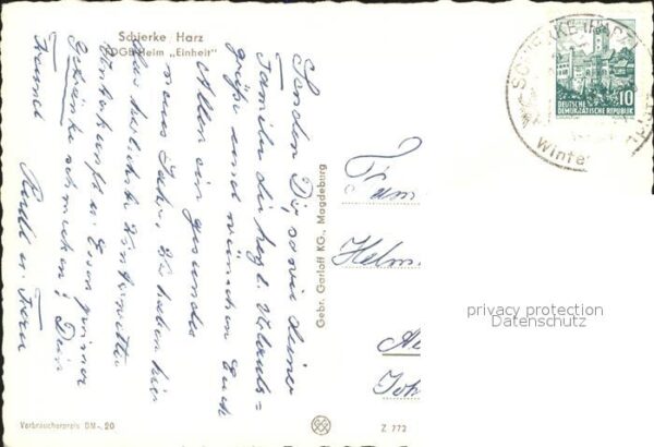 Schierke Harz FDGB Heim Einheit – Bild 2