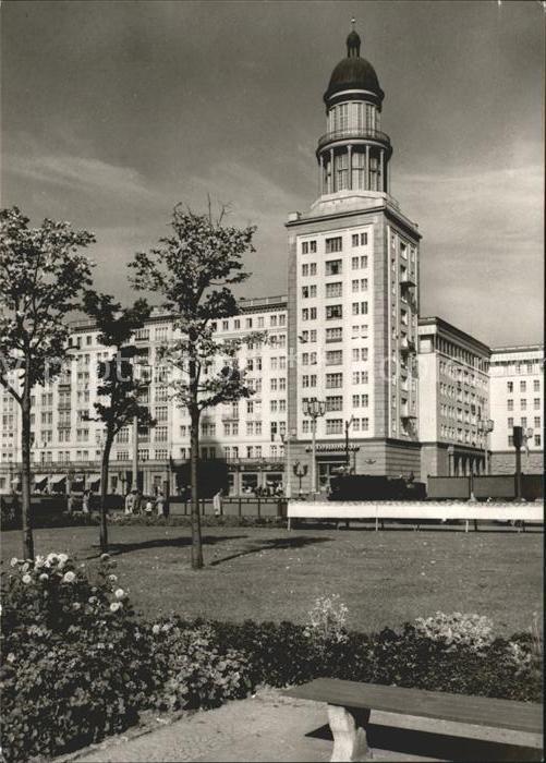 Berlin Frankfurter Tor Ost Berliner Karl Marx