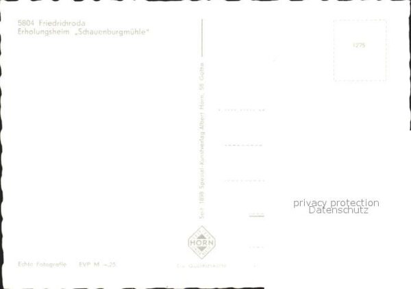Friedrichroda Erholungsheim Schauenburgmühle – Bild 2