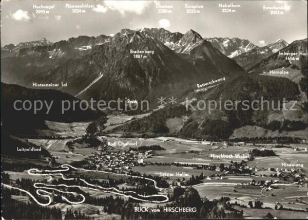 Hindelang Luitpoldbad Nebelhorn Retterschwang Hir