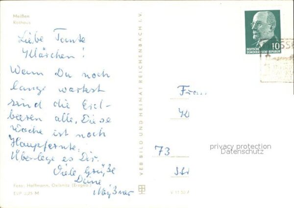 Meissen Elbe Sachsen Rathaus – Bild 2
