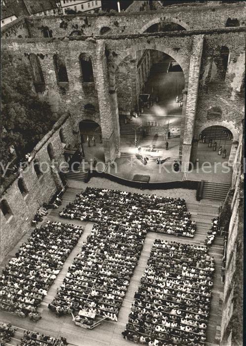 Bad Hersfeld Festspiele Stiftsruine Bühne Zuschauerr