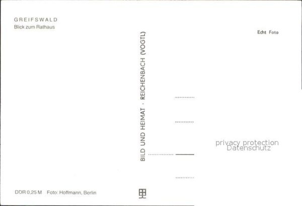 Greifswald Mecklenburg Vorpommern Rathaus – Bild 2
