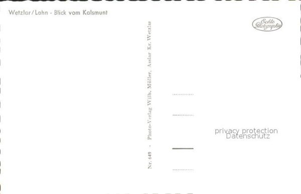 Wetzlar Teilansicht vom Kalsmunt – Bild 2