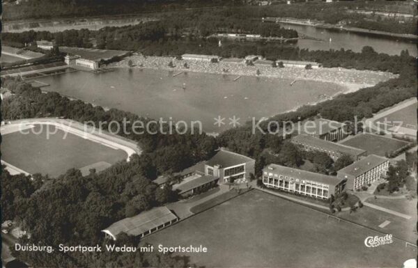 Duisburg Ruhr Fliegeraufnahme Sportpark Wesau Sportsc