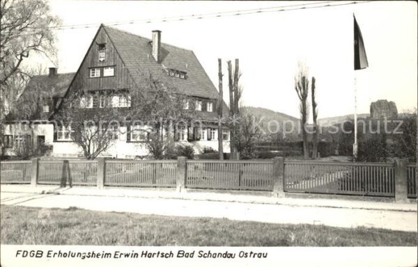 Bad Schandau Ostrau FDGB Erholungsheim Erwin Hartsch