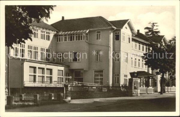 Oberhof Thueringen FDGB Erholungsheim Georgij Dimitroff