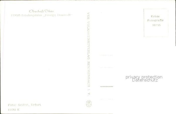 Oberhof Thueringen FDGB Erholungsheim Georgij Dimitroff – Bild 2