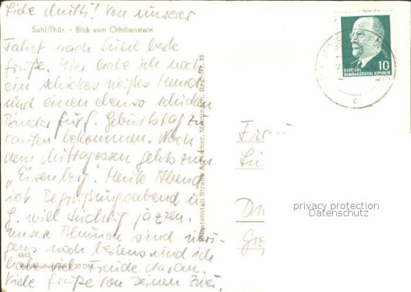 Suhl Thueringer Wald vom Othilienstein – Bild 2
