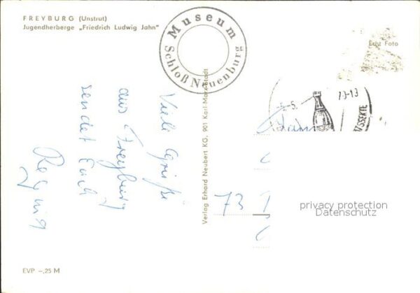 Freyburg Unstrut Jugendherberge Friedrich Ludwig Jahn – Bild 2