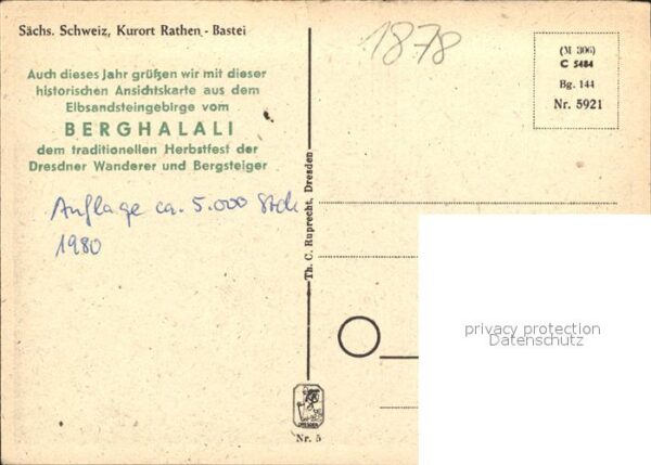 Rathen Saechsische Schweiz Bastei Ortsansicht – Bild 2