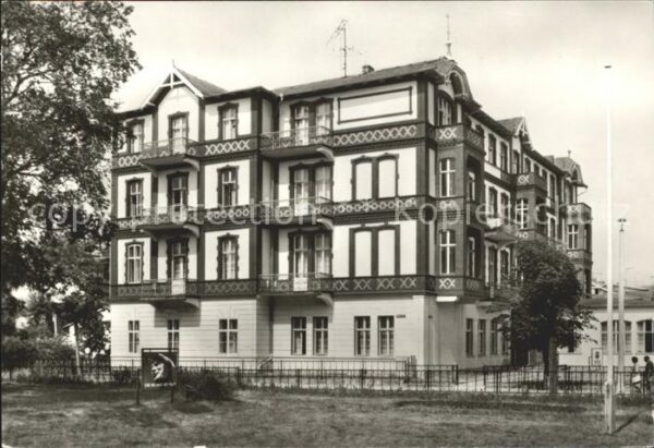 Ahlbeck Ostseebad FDGB Erholungsheim Kurt Bürger