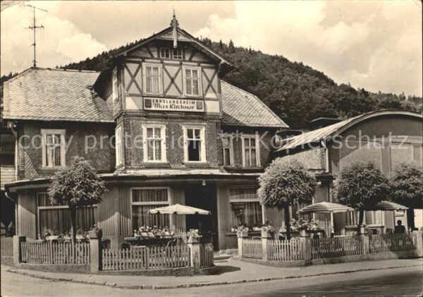 Sitzendorf Thueringen FDGB Erholungsheim Max Kirchner