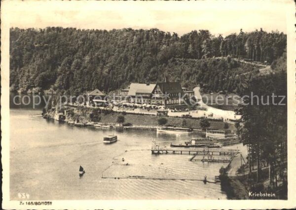 Kriebstein Anlegestelle Gasthaus Fähre