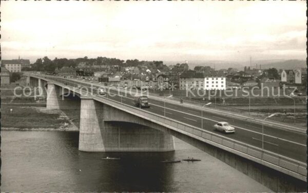 Koblenz Rhein Mosel neue Moselbrücke