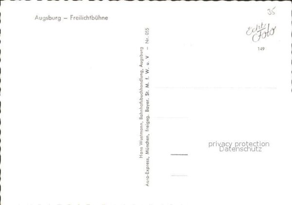 Augsburg Fliegeraufnahme Freilichtbühne – Bild 2