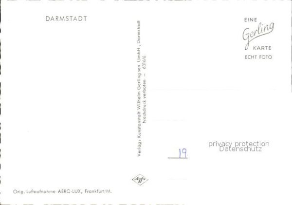 Darmstadt Fliegeraufnahme – Bild 2