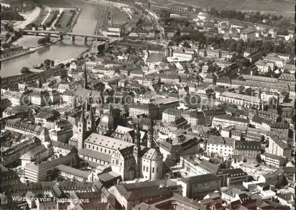 Wuerzburg Fliegeraufnahme