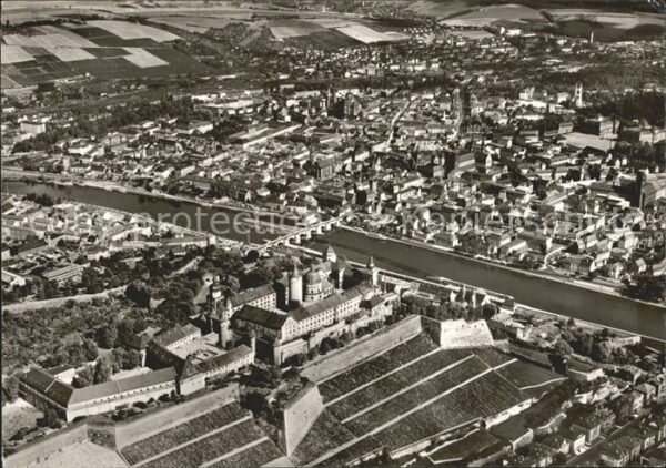 Wuerzburg Fliegeraufnahme